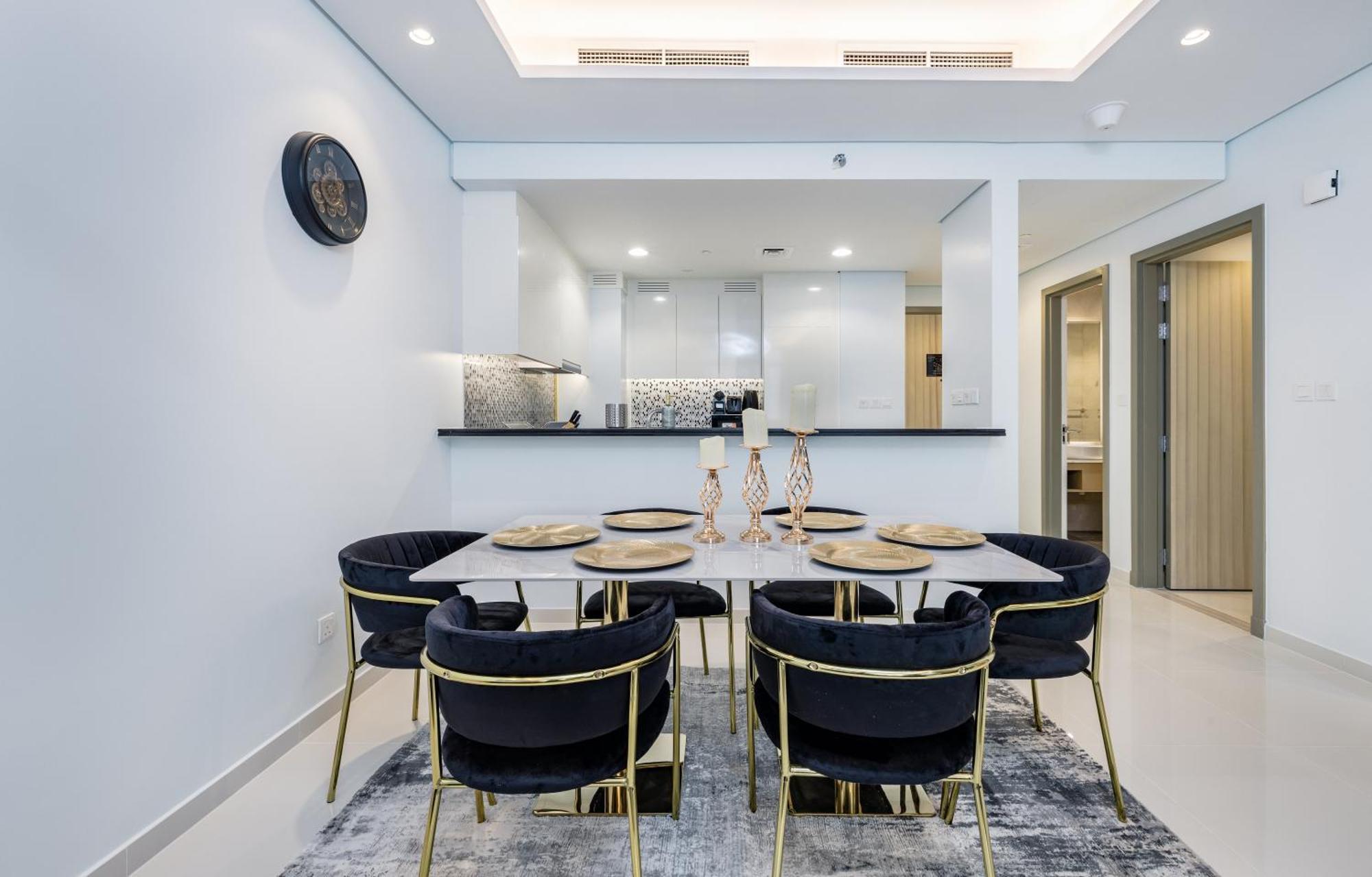 ドバイAliving Luxe 2Br With Burj Khalifa View Infinity Pool Midtown-4704アパートメント エクステリア 写真