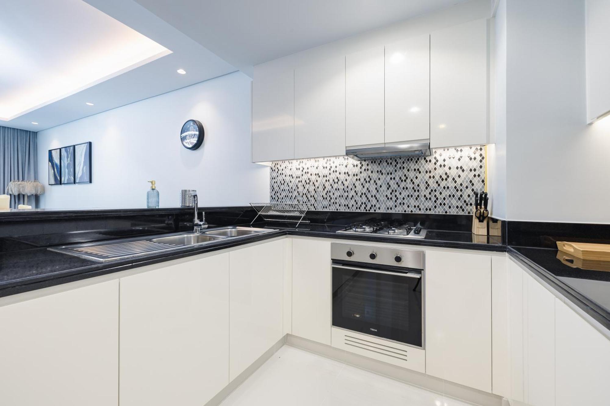 ドバイAliving Luxe 2Br With Burj Khalifa View Infinity Pool Midtown-4704アパートメント エクステリア 写真