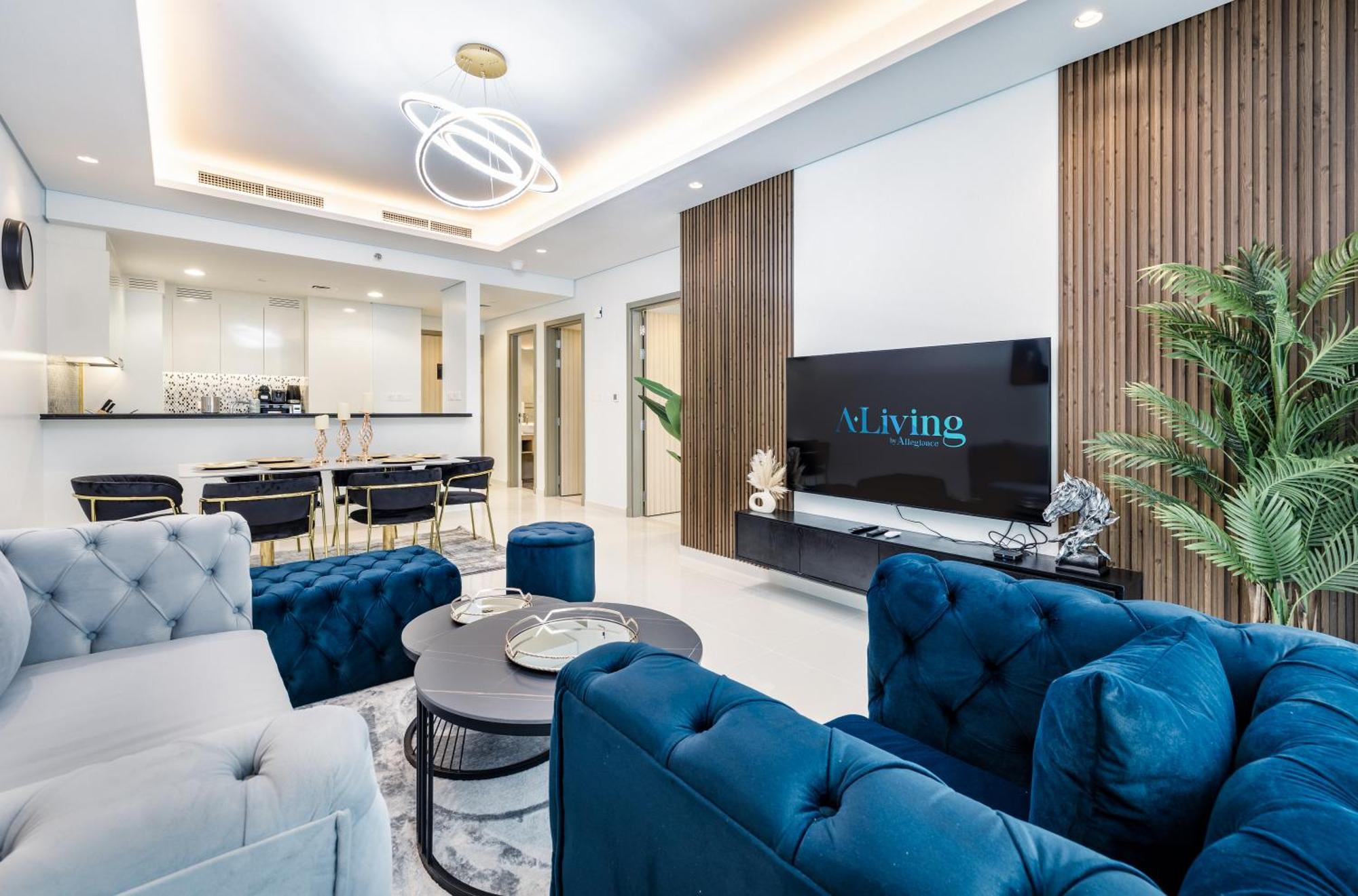 ドバイAliving Luxe 2Br With Burj Khalifa View Infinity Pool Midtown-4704アパートメント エクステリア 写真
