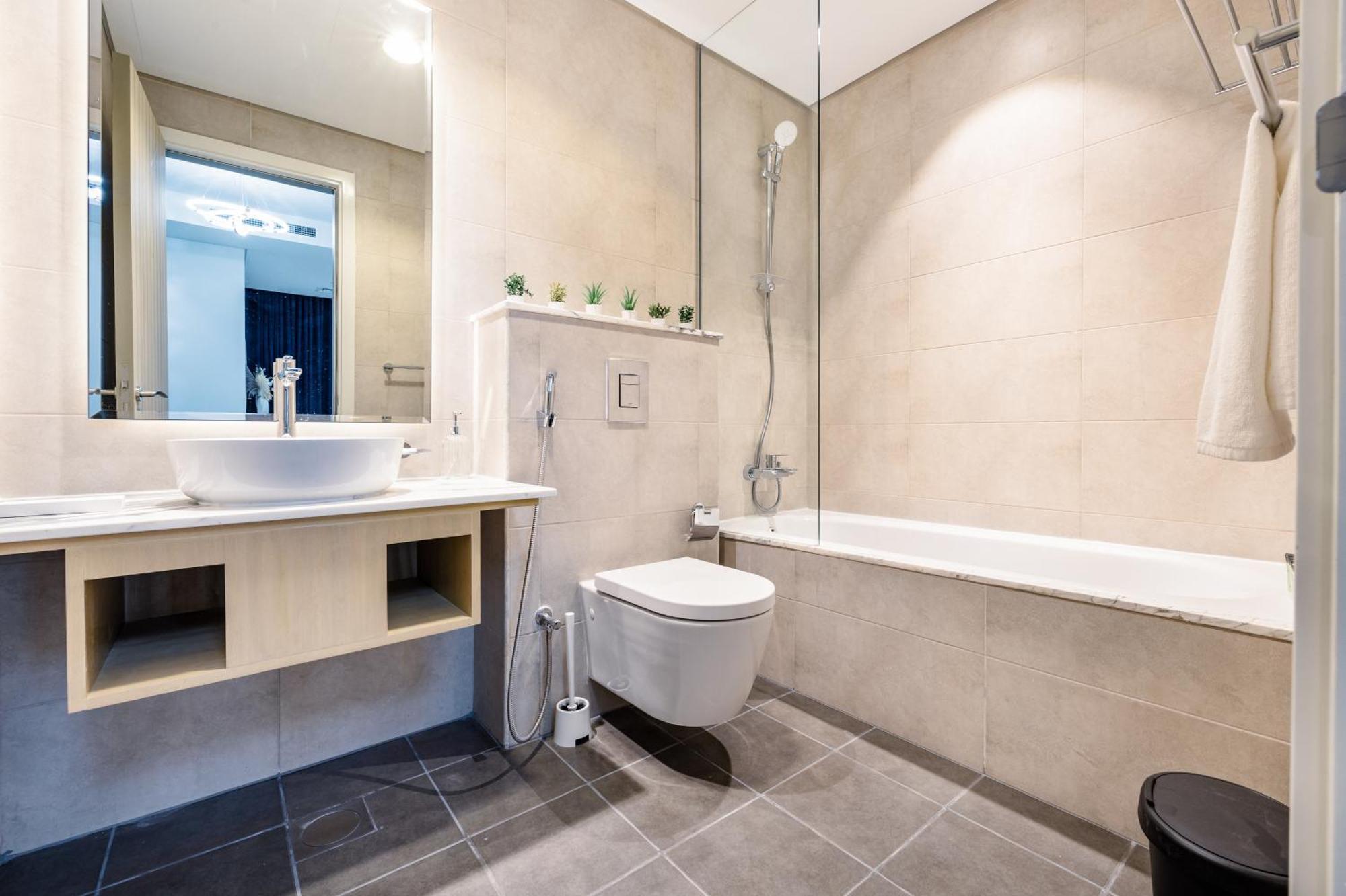 ドバイAliving Luxe 2Br With Burj Khalifa View Infinity Pool Midtown-4704アパートメント エクステリア 写真