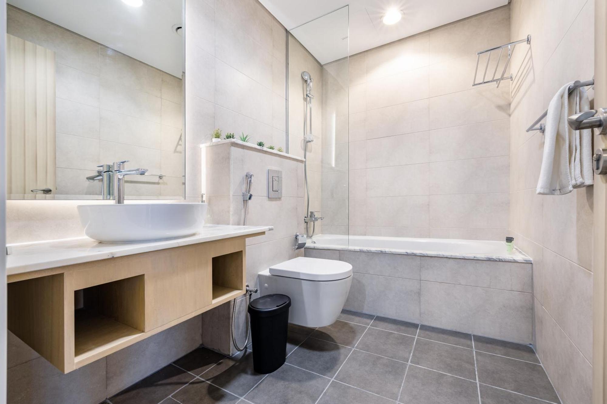 ドバイAliving Luxe 2Br With Burj Khalifa View Infinity Pool Midtown-4704アパートメント エクステリア 写真